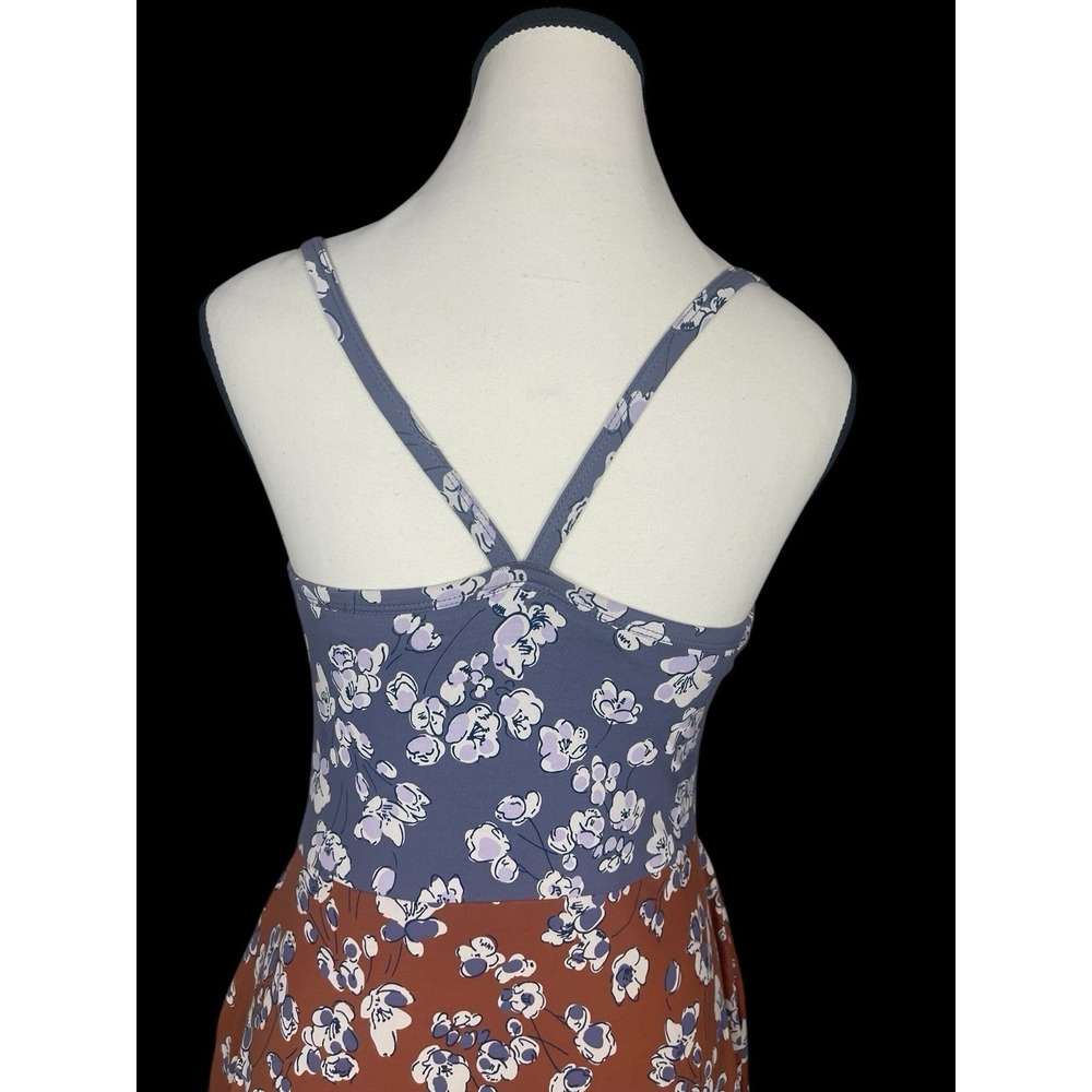 Pact Fit & Flare Floral Midi Dress Womens S Stretch Casual Beach Cottagecore - Picture 7 of 10